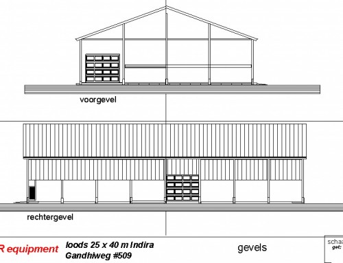 Magazijn VIR equipment IndraGandhi weg