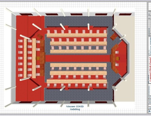 – Covid Herinrichting vergaderzaal- De Nationale Assemblee